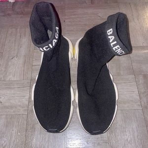 men balenciaga sock shoes size 8 men